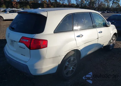 2009 Acura Mdx Technology Package z USA, uszkodzony, nr VIN 2HNYD28659H532052